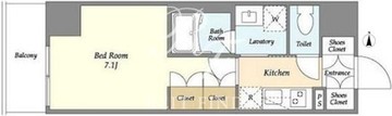 シーズンフラッツ押上サウス 202 間取り図