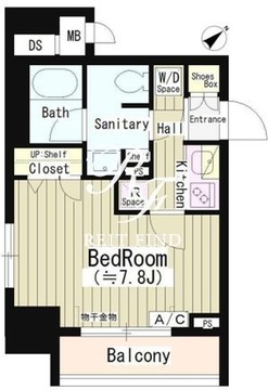 オークスクエア大森 1101 間取り図