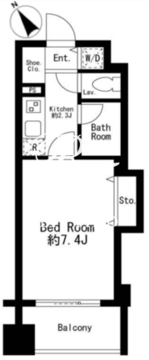 プライムアーバン日本橋茅場町 503 間取り図