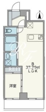 JU TOWER FRONT両国 302 間取り図
