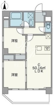 JU TOWER FRONT両国 501 間取り図