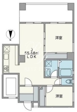JU TOWER FRONT両国 704 間取り図
