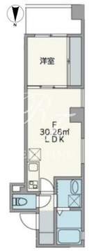 JU TOWER FRONT両国 206 間取り図
