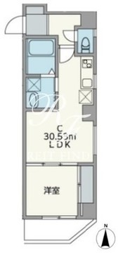 JU TOWER FRONT両国 303 間取り図