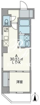 JU TOWER FRONT両国 401 間取り図