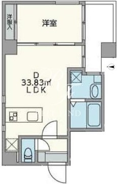 JU TOWER FRONT両国 404 間取り図