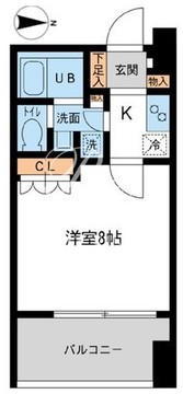 サンフル押上1 203 間取り図