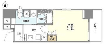 リアンシエルブルー田端 601 間取り図