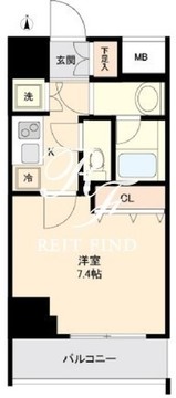 リテラス大島 1201 間取り図