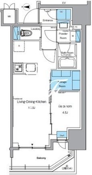 プライムアーバン浅草田原町 904 間取り図