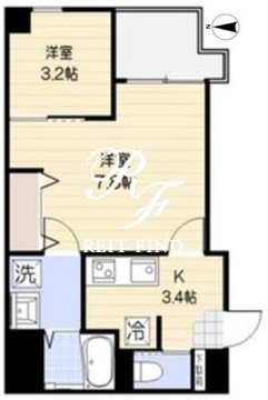 ムジーク北参道 701 間取り図