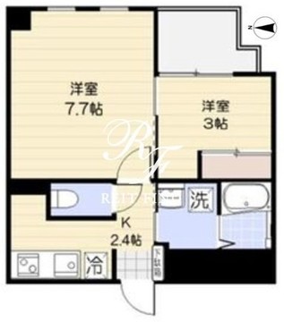 ムジーク北参道 503 間取り図