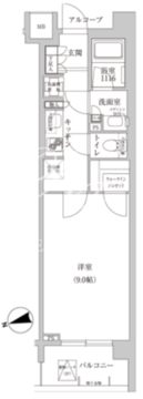 コンフォリア目黒青葉台 223 間取り図