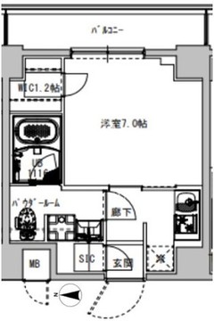 エスレジデンス木場フルスパーク 102 間取り図