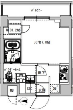 エスレジデンス木場フルスパーク 902 間取り図