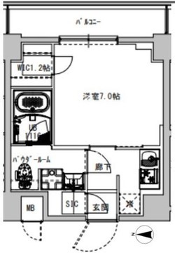 エスレジデンス木場フルスパーク 304 間取り図