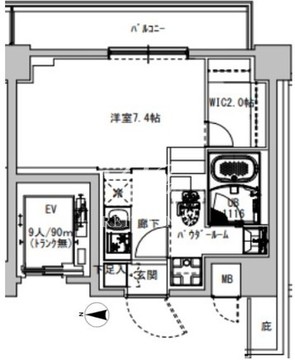 エスレジデンス木場フルスパーク 905 間取り図