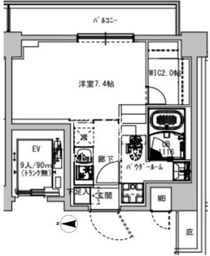 エスレジデンス木場フルスパーク 205 間取り図