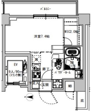 エスレジデンス木場フルスパーク 305 間取り図