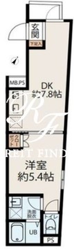 レ・メゾン入谷 501 間取り図