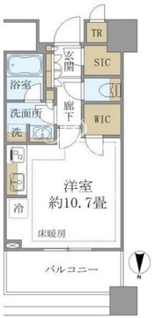 白金ザ・スカイ E-717 間取り図