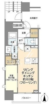 ピアース渋谷 1401 間取り図
