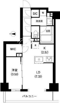ザ・レジデンス三ノ輪2 202 間取り図