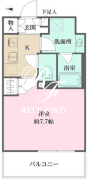 プライムアーバン菊川 503 間取り図