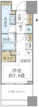 白金ザ・スカイ E-1107 間取り図