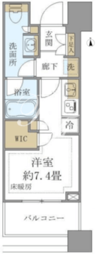 白金ザ・スカイ E-809 間取り図