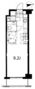 フレンシア麻布十番ノース 704 間取り図