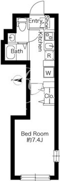 コンポジット清澄 202 間取り図