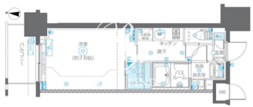 ズーム秋葉原イースト 503 間取り図