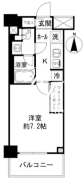 JP noie 亀戸 309 間取り図