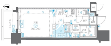 ズーム秋葉原イースト 602 間取り図