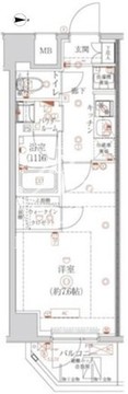 アルテシモリーノ 603 間取り図