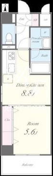 セボーン南砂 101 間取り図