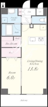 セボーン南砂 302 間取り図