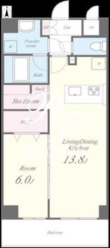 セボーン南砂 602 間取り図