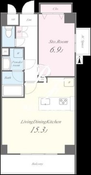 セボーン南砂 503 間取り図