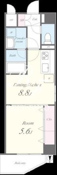 セボーン南砂 103 間取り図
