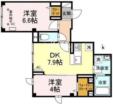 ルシエル恵比寿南 101 間取り図