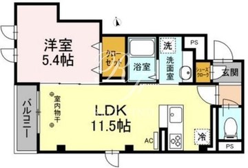 ルシエル恵比寿南 202 間取り図