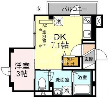 ルシエル恵比寿南 301 間取り図