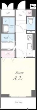 ルミエール 403 間取り図