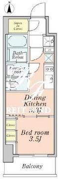 クレストコート本所吾妻橋 1104 間取り図