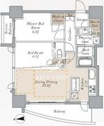 プライマルシティ神楽坂 901 間取り図