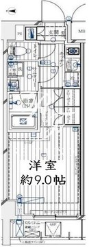 レガリス大島 202 間取り図