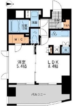 プライマル三軒茶屋 803 間取り図