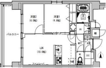 エスレジデンス本所吾妻橋 603 間取り図